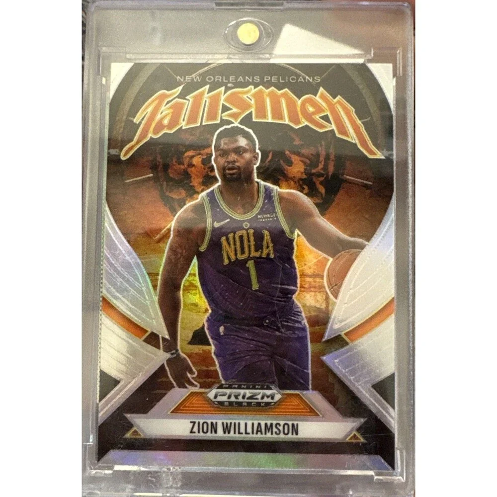 Zion Williamson 2024-25 Prizm Black Talismen Silver Prizm